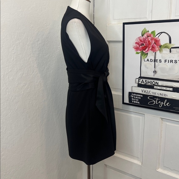 Maje Black Tie Waist Romper Size 38/M - Picture 4 of 10